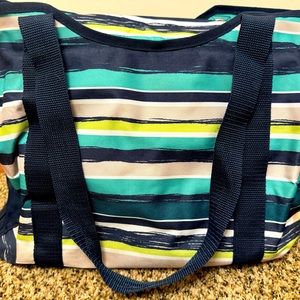 Thirty-One All-Day Organizing Tote - Sea Stripe - NWOT!!!